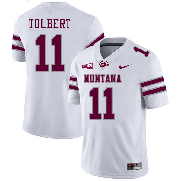 Elijawah Tolbert Montana Jersey,University Of Montana Grizzlies #11 Elijawah Tolbert Jersey Stitched